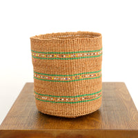 open weave with beads/SS