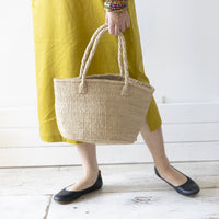 サイザルバスケット MSサイズ カーキ