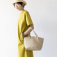 サイザルバスケット MSサイズ カーキ