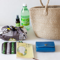 サイザルバスケット MSサイズ インディゴブルー