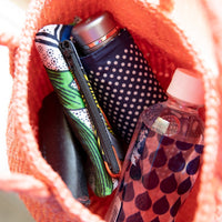 サイザルバスケット SSサイズ ゼブラシカク グレー・オペラ