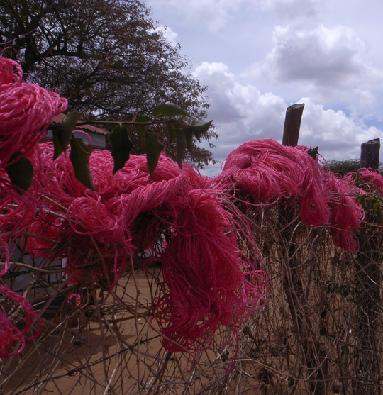 サイザルバスケットの作り方（染め編）