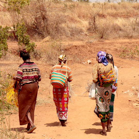 サイザルバスケットのケニアでの使い方