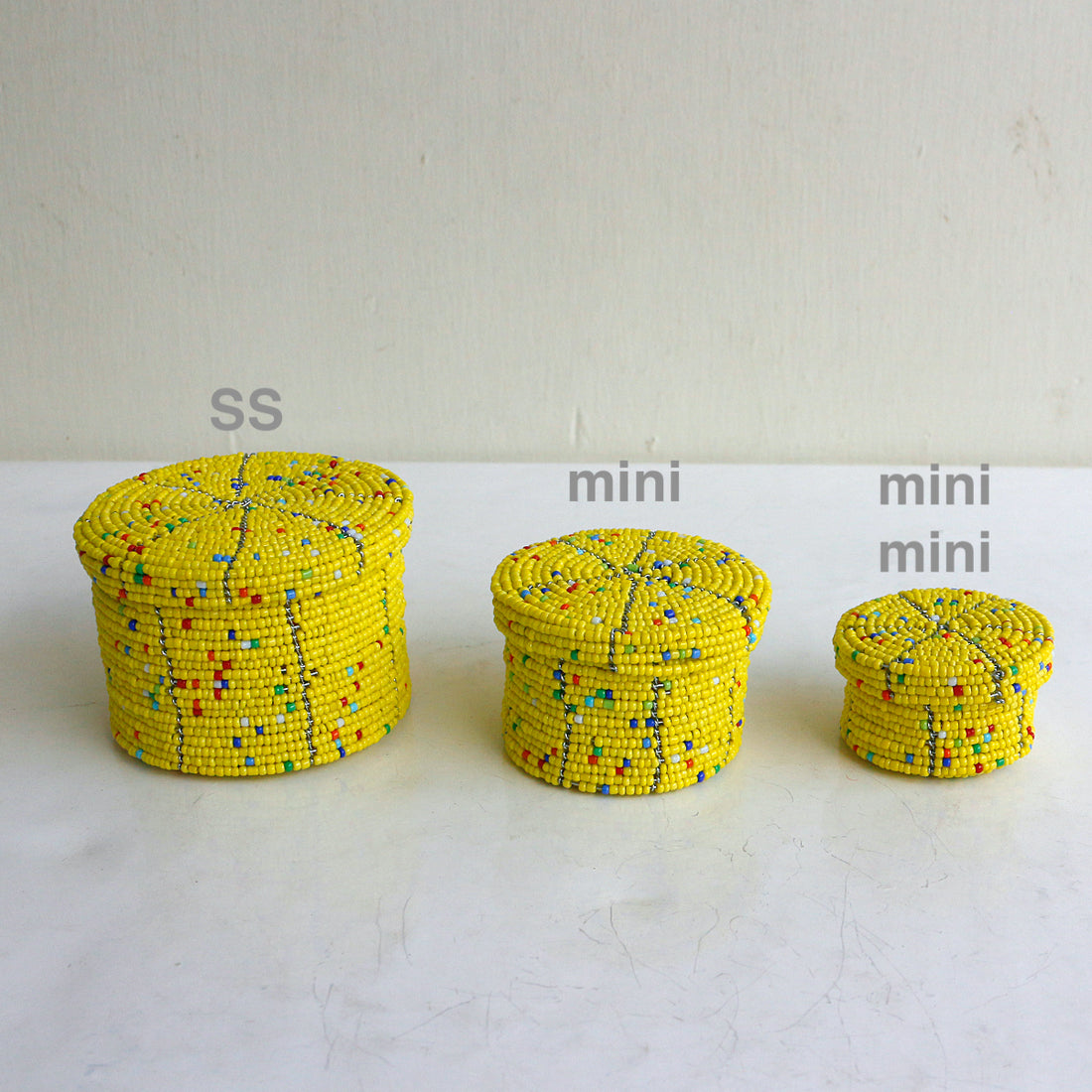 beads box mini/yellow