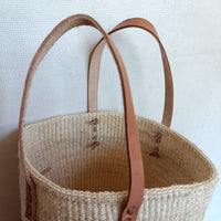 Flat leather handle/55㎝