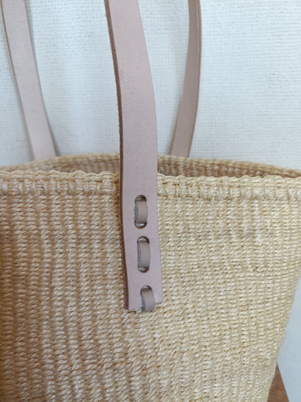 Flat leather handle/68㎝