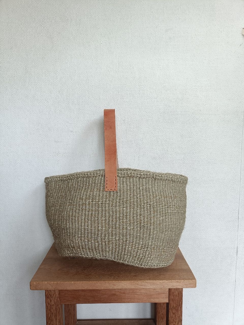 oval basket/S medium grey