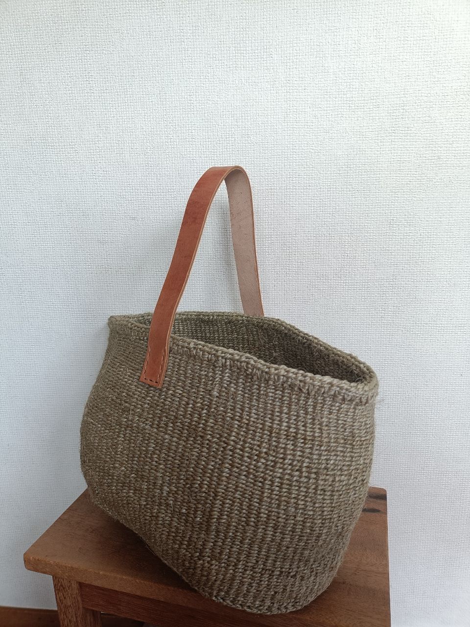 oval basket/S medium grey
