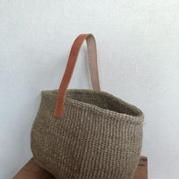 oval basket/S medium grey