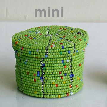 beads box mini/green