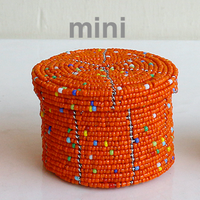beads box  mini/orange