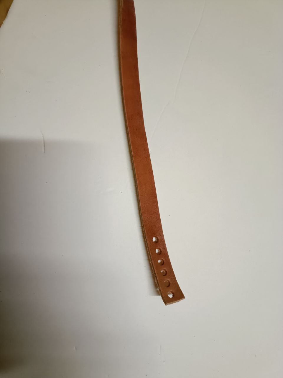 Flat leather handle/55㎝