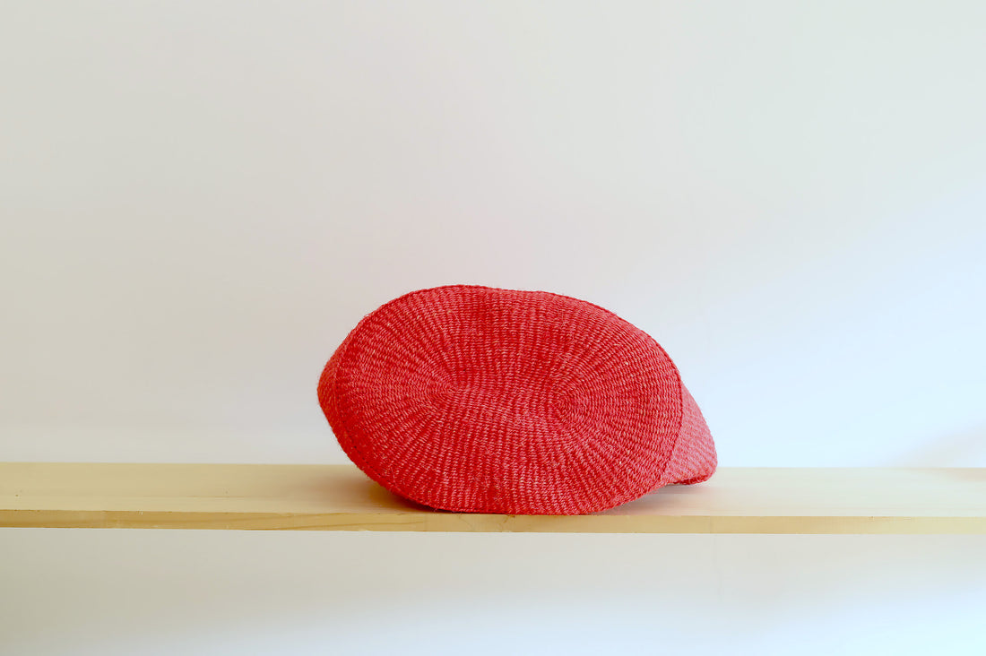 oval basket/LS red orange