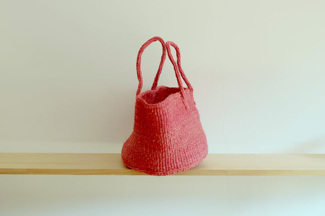oval basket/LS cherry blossom