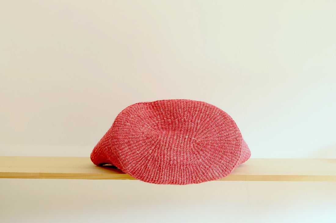 oval basket/LS cherry blossom