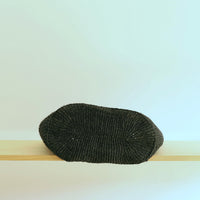 oval basket/high black