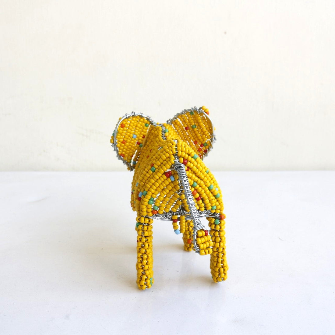 beads animal　⑪ぞう（濃い黄色)