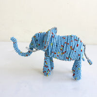 beads animal　⑩ぞう（水色）