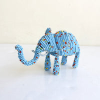 beads animal　⑩ぞう（水色）