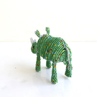 beads animal　⑦サイ（緑)