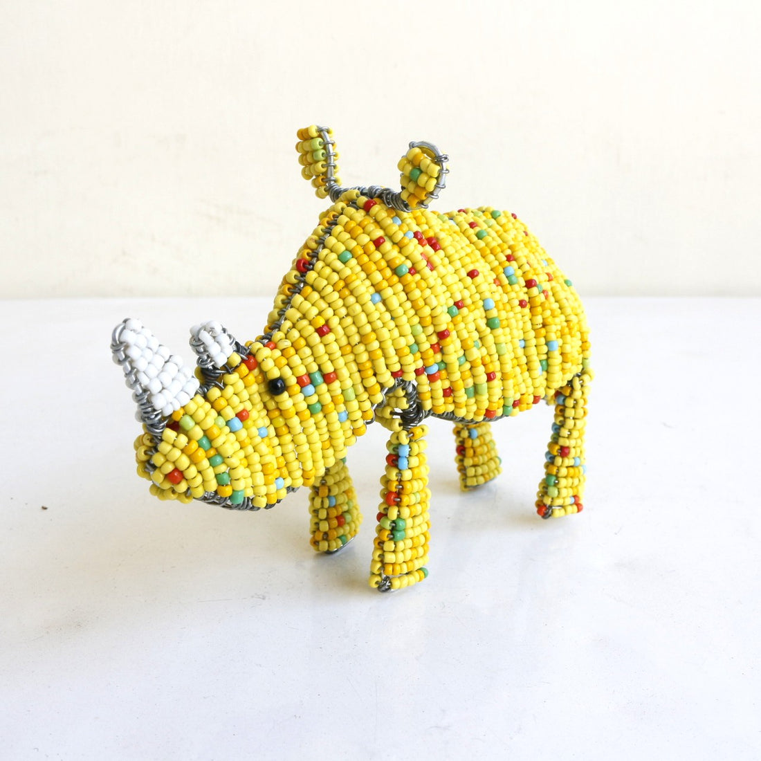 beads animal　⑨サイ（黄色)