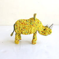 beads animal　⑨サイ（黄色)