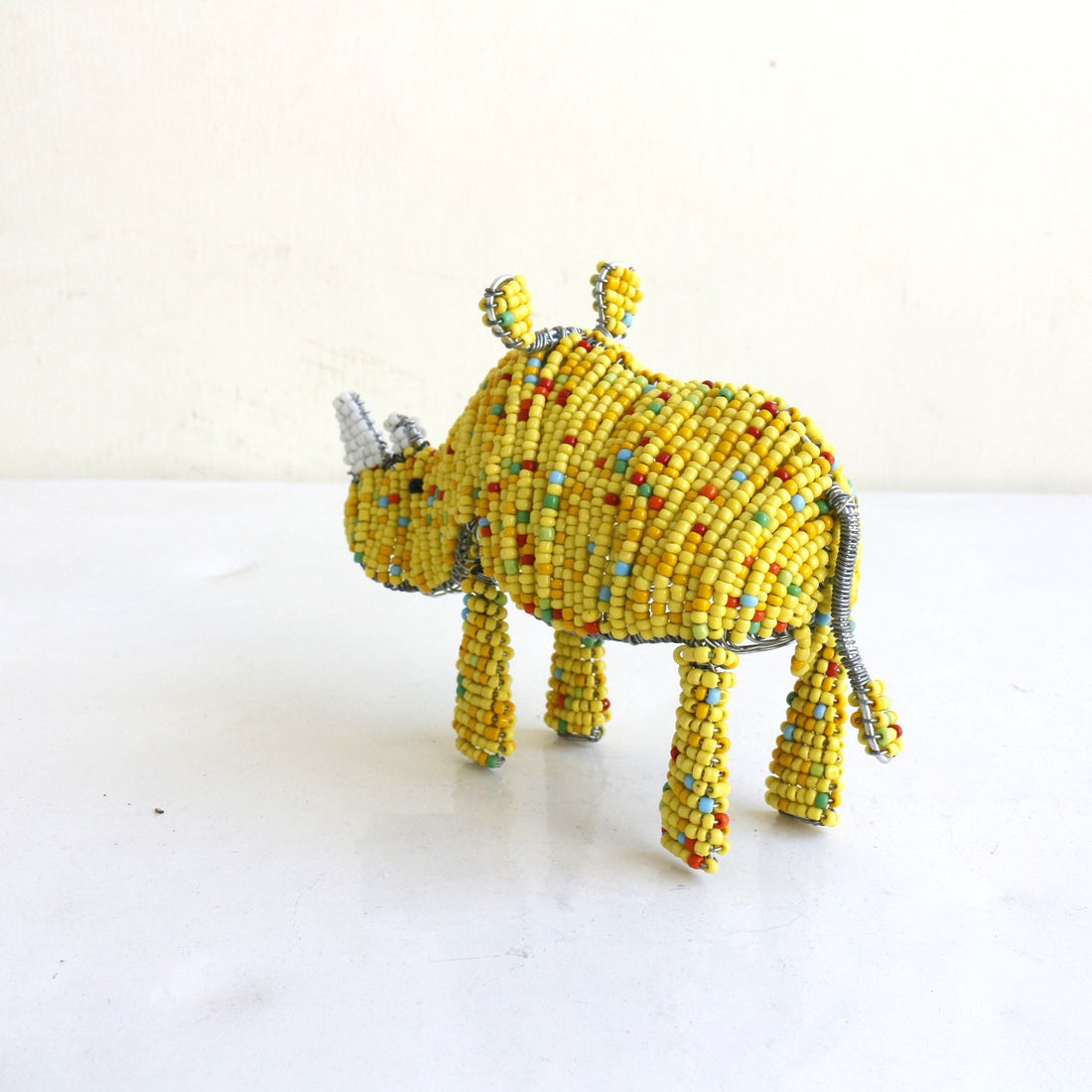 beads animal　⑨サイ（黄色)